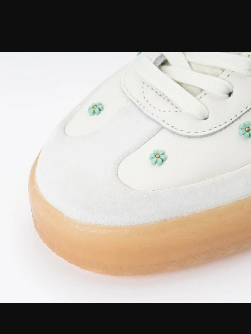 Adidas Sambae Floral Platform Sneakers